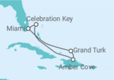 Itinerário do Cruzeiro Bahamas - Carnival Cruise Line
