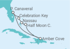Itinerário do Cruzeiro Bahamas - Carnival Cruise Line