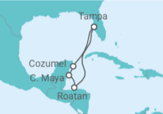 Itinerário do Cruzeiro México, Honduras - Royal Caribbean