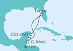 Itinerário do Cruzeiro Belize, México - Royal Caribbean