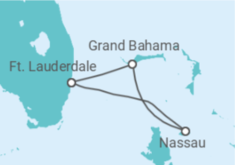 Itinerário do Cruzeiro Bahamas - Royal Caribbean