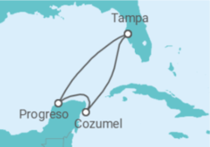 Itinerário do Cruzeiro México - Royal Caribbean
