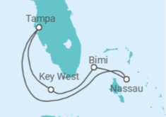 Itinerário do Cruzeiro Bahamas, EUA - Celebrity Cruises