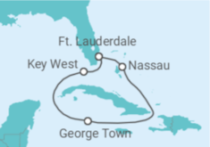 Itinerário do Cruzeiro EUA, Ilhas Caimão, Bahamas - Celebrity Cruises