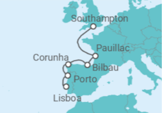 Itinerário do Cruzeiro Portugal, Espanha, França - Explora Journeys
