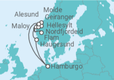 Itinerário do Cruzeiro Noruega - Costa Cruzeiros