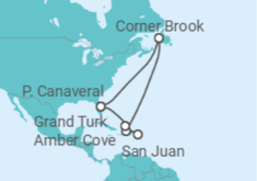 Itinerário do Cruzeiro Porto Rico, Bahamas - Princess Cruises