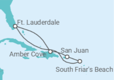 Itinerário do Cruzeiro Porto Rico - Princess Cruises