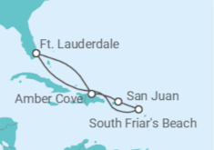 Itinerário do Cruzeiro Porto Rico - Princess Cruises