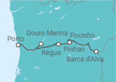 Itinerário do Cruzeiro DUERO CON ENCANTO - Crucemundo