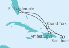 Itinerário do Cruzeiro Bahamas, Porto Rico - Princess Cruises