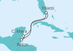 Itinerário do Cruzeiro Belize - Royal Caribbean