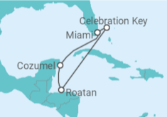 Itinerário do Cruzeiro México, Honduras - Carnival Cruise Line