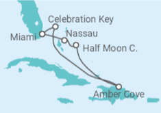 Itinerário do Cruzeiro Bahamas - Carnival Cruise Line
