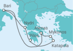 Itinerário do Cruzeiro Grécia, Itália, Turquia - Explora Journeys