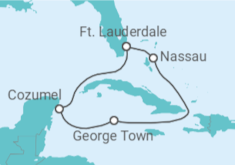 Itinerário do Cruzeiro México, Ilhas Caimão, Bahamas - Celebrity Cruises