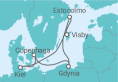 Itinerário do Cruzeiro Polónia, Suécia, Alemanha TI - Costa Cruzeiros
