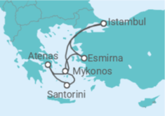Itinerário do Cruzeiro Turquia, Grécia TI - Costa Cruzeiros