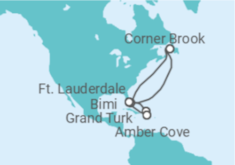 Itinerário do Cruzeiro Bahamas - Princess Cruises