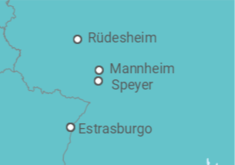 Itinerário do Cruzeiro França - CroisiEurope