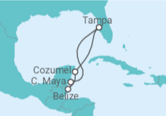 Itinerário do Cruzeiro México, Belize TI - Celebrity Cruises