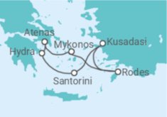 Itinerário do Cruzeiro Grécia, Turquia TI - Celebrity Cruises