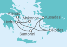 Itinerário do Cruzeiro Grécia, Turquia TI - Celebrity Cruises