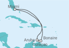 Itinerário do Cruzeiro Aruba, Curaçao, Bonaire, Santo Eustáquio e Saba TI - Celebrity Cruises