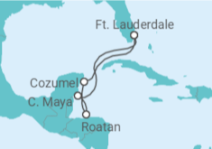 Itinerário do Cruzeiro México, Honduras TI - Celebrity Cruises