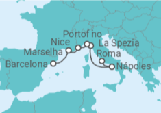 Itinerário do Cruzeiro Itália, França TI - Celebrity Cruises