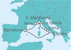 Itinerário do Cruzeiro França, Itália TI - Celebrity Cruises