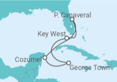 Itinerário do Cruzeiro EUA, Ilhas Caimão, México TI - Celebrity Cruises