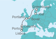 Itinerário do Cruzeiro Portugal, Espanha, Reino Unido, Suécia TI - AIDA