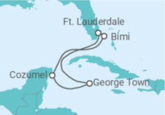 Itinerário do Cruzeiro México, Ilhas Caimão - Celebrity Cruises