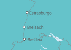 Itinerário do Cruzeiro Suíça, Alemanha, França - CroisiEurope