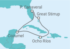 Itinerário do Cruzeiro Jamaica, México - NCL Norwegian Cruise Line