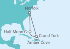 Itinerário do Cruzeiro Bahamas - Carnival Cruise Line