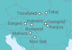 Itinerário do Cruzeiro De Tokaj (Hungria) a Budapeste (Hungria) - CroisiEurope