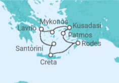 Itinerário do Cruzeiro Grecia - Celestyal Cruises