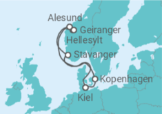 Itinerário do Cruzeiro França - AmaWaterways