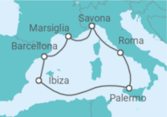 Itinerário do Cruzeiro Ilhas Canárias - AIDA