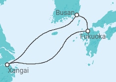 Itinerário do Cruzeiro Coreia Do Sul, Japão - MSC Cruzeiros