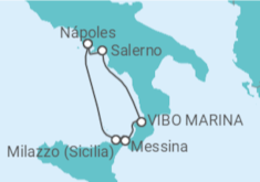 Itinerário do Cruzeiro Itália - CroisiMer