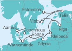Itinerário do Cruzeiro De Copenhaga a Estocolmo - Oceania Cruises