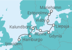 Itinerário do Cruzeiro Suécia, Finlândia, Polónia, Alemanha - Oceania Cruises