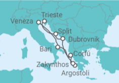 Itinerário do Cruzeiro De Veneza a Trieste (Itália) - Costa Cruzeiros