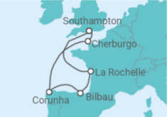 Itinerário do Cruzeiro Espanha, França com Bebidas - MSC Cruzeiros