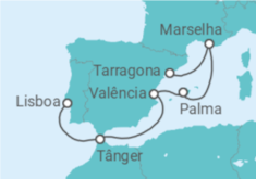 Itinerário do Cruzeiro Esplendor do Mediterrâneo 2027 - Celestyal Cruises