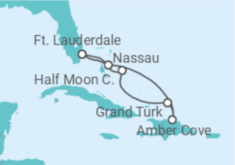 Itinerário do Cruzeiro Bahamas - Holland America Line