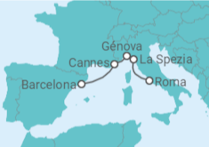 Itinerário do Cruzeiro França, Itália TI - MSC Cruzeiros